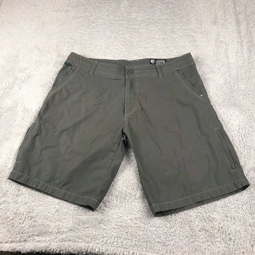 KUHL Shorts Mens 38 Vintage Patina Dye Gray 11